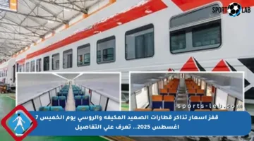 قفز أسعار تذاكر قطارات الصعيد المكيفة والروسي يوم الخميس 7 أغسطس 2025.. تعرف على التفاصيل